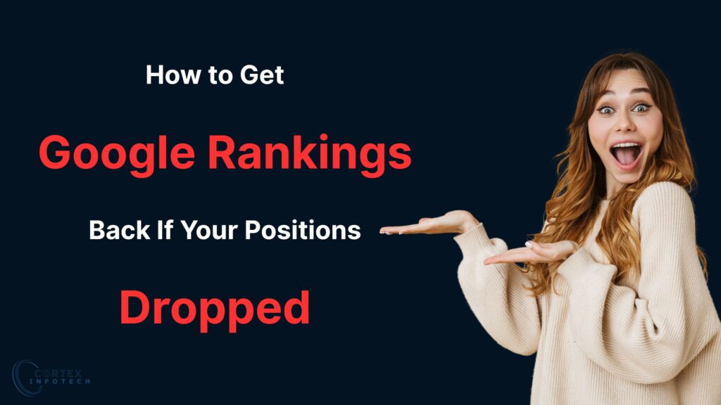google ranking dropped